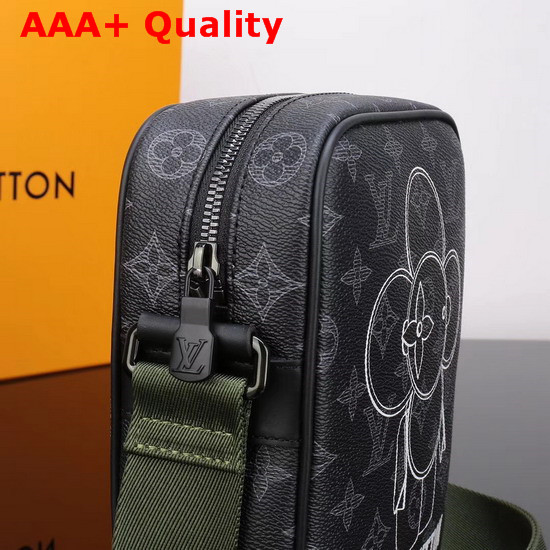 Louis Vuitton Danube PM Monogram Eclipse Coated Canvas Replica