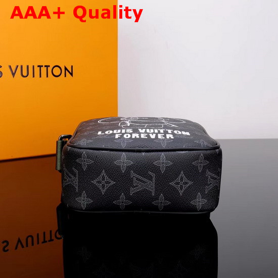 Louis Vuitton Danube PM Monogram Eclipse Coated Canvas Replica