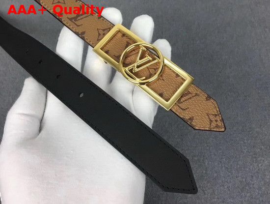 Louis Vuitton Dauphine 25mm Reversible Belt Black M0203U Replica