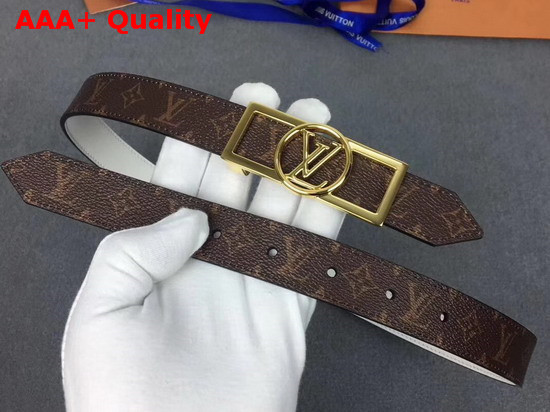 Louis Vuitton Dauphine 25mm Reversible Belt White M0208U Replica