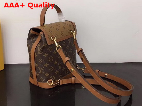 Louis Vuitton Dauphine Backpack Monogram Coated Canvas and Monogram Reverse Coated Canvas Replica