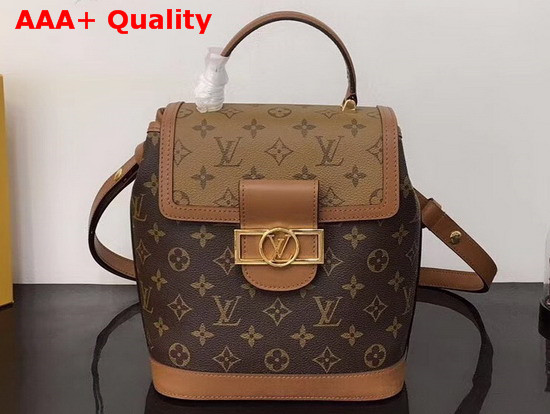 Louis Vuitton Dauphine Backpack Monogram Coated Canvas and Monogram Reverse Coated Canvas Replica