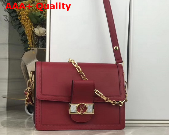 Louis Vuitton Dauphine MM Cherry Berry Smooth Calf Leather M55735 Replica