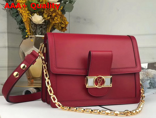 Louis Vuitton Dauphine MM Cherry Berry Smooth Calf Leather M55735 Replica