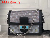 Louis Vuitton Dauphine MM Handbag Monogram LV Pop Blue Replica