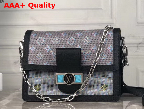 Louis Vuitton Dauphine MM Handbag Monogram LV Pop Blue Replica