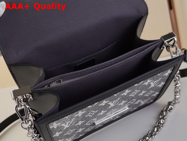 Louis Vuitton Dauphine MM Handbag in Gray Monogram Jacquard Denim M21458 Replica