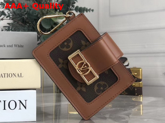 Louis Vuitton Dauphine Multicartes Monogram Canvas and Cowhide Leather Replica