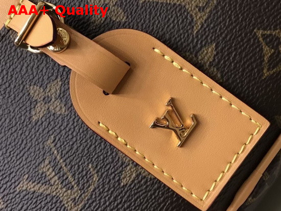 Louis Vuitton Deauville Mini Handbag in Monogram Canvas with Natural Leather Trim M45528 Replica