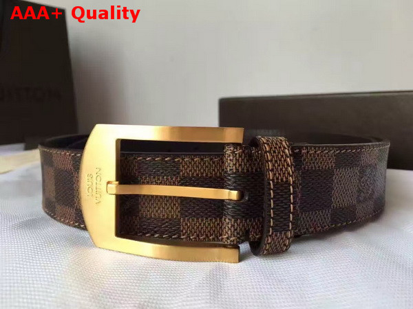 Louis Vuitton Detroit Belt 35mm Damier Ebene Canvas Replica