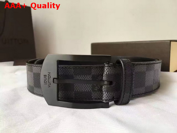 Louis Vuitton Detroit Belt 35mm Damier Graphite Replica