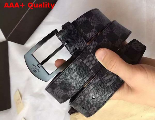 Louis Vuitton Detroit Belt 35mm Damier Graphite Replica