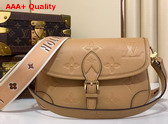 Louis Vuitton Diane Handbag in Arizona Monogram Empreinte Leather M11817 Replica