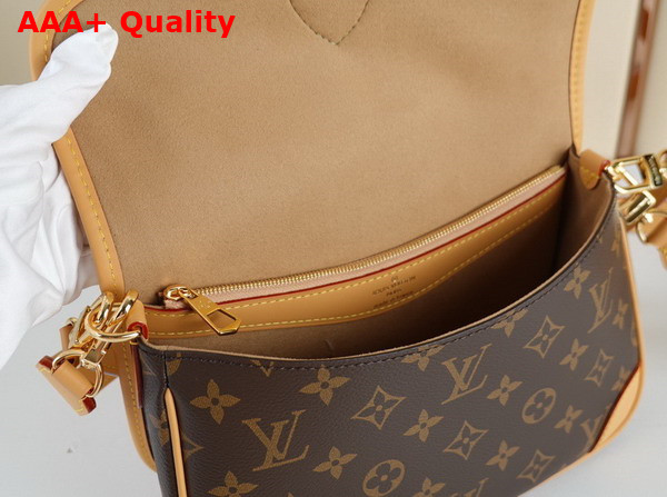 Louis Vuitton Diane Handbag in Monogram Coated Canvas and Shearling M46317 Replica