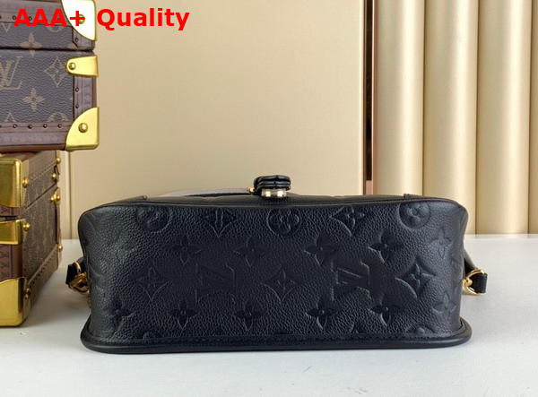 Louis Vuitton Diane Satchel in Black Monogram Empreinte Leather M46386 Replica