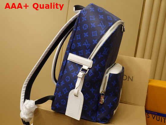 Louis Vuitton Discovery Backpack Blue Monogram Canvas Replica