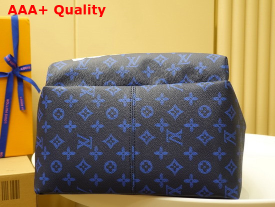 Louis Vuitton Discovery Backpack Blue Monogram Canvas Replica