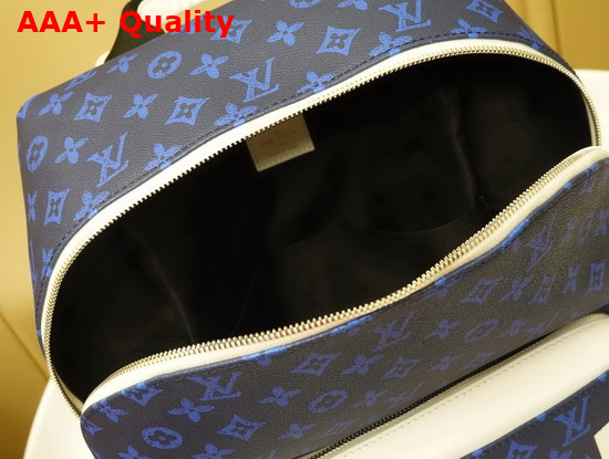 Louis Vuitton Discovery Backpack Blue Monogram Canvas Replica