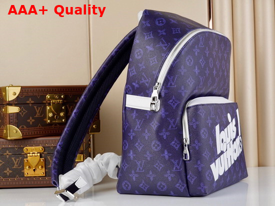 Louis Vuitton Discovery Backpack in Blue Vintage Monogram Canvas M45879 Replica