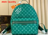 Louis Vuitton Discovery Backpack in Green Monogram Canvas Replica