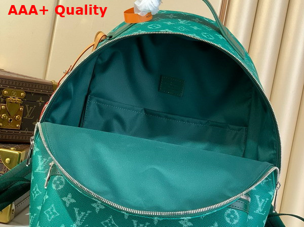 Louis Vuitton Discovery Backpack in Green Monogram Canvas Replica