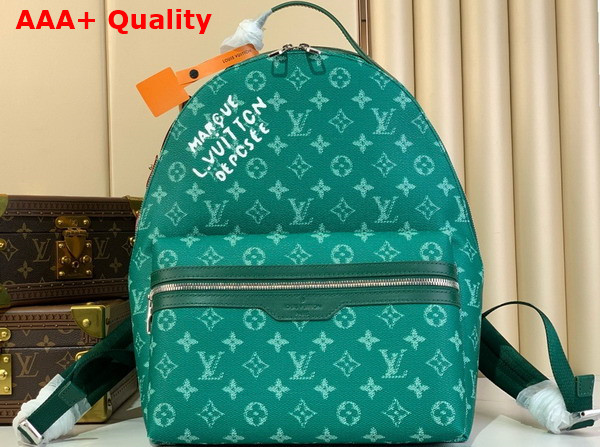 Louis Vuitton Discovery Backpack in Green Monogram Canvas Replica