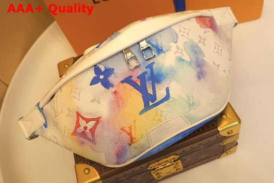 Louis Vuitton Discovery Bumbag PM Colorful Pastel Monogram Watercolor Multico Canvas M45759 Replica