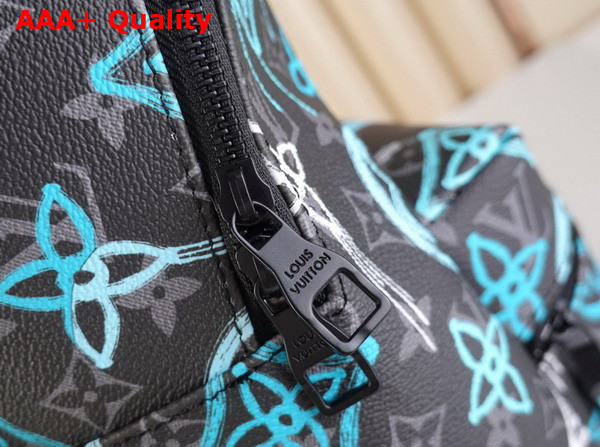 Louis Vuitton Discovery Mackpack Monogram LV Graffiti Green M21395 Replica