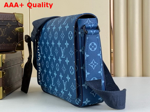 Louis Vuitton District PM Messenger Bag in Atlantic Blue Monogram Coated Canvas M23785 Replica