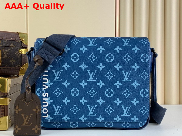 Louis Vuitton District PM Messenger Bag in Atlantic Blue Monogram Coated Canvas M23785 Replica