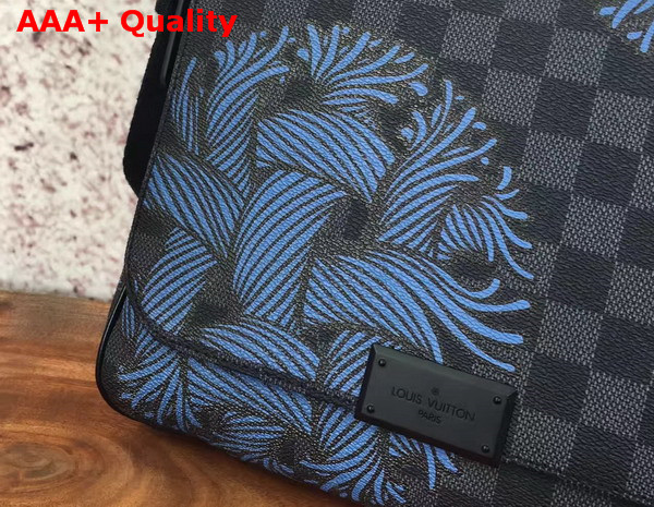 Louis Vuitton District PM in Damier Graphite Canvas Decorated with Rope Pattern N41714 Replica