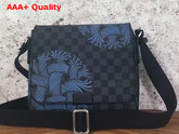 Louis Vuitton District PM in Damier Graphite Canvas Decorated with Rope Pattern N41714 Replica