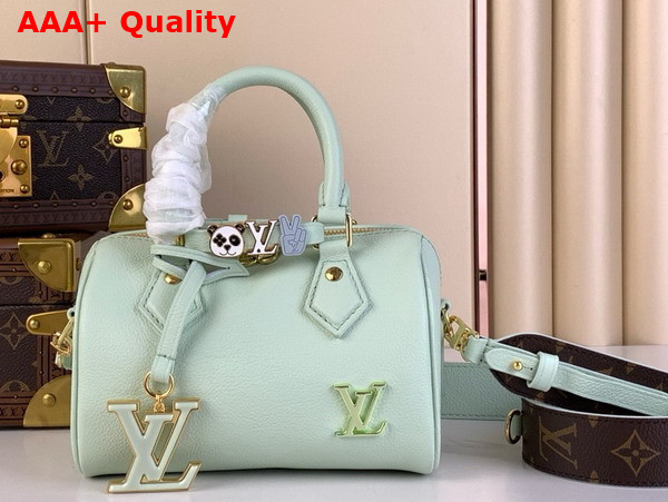 Louis Vuitton Diy Speedy 18 Bag in Matcha Calfskin Leather Replica