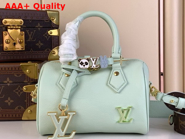 Louis Vuitton Diy Speedy 18 Bag in Matcha Calfskin Leather Replica