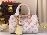 Louis Vuitton Diy Speedy 18 Bag in Monogram Dune Coated Canvas Replica