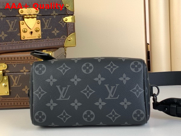 Louis Vuitton Diy Speedy 18 Bag in Monogram Eclipse Canvas Replica