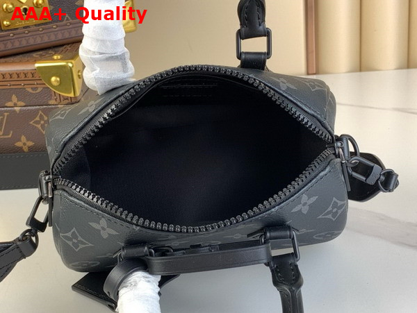 Louis Vuitton Diy Speedy 18 Bag in Monogram Eclipse Canvas Replica