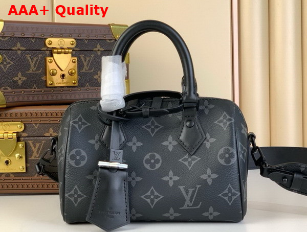 Louis Vuitton Diy Speedy 18 Bag in Monogram Eclipse Canvas Replica