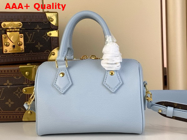 Louis Vuitton Diy Speedy 18 Bag in Olympe Blue Calfskin Leather M24604 Replica