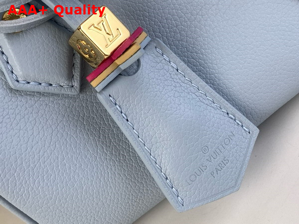 Louis Vuitton Diy Speedy 18 Bag in Olympe Blue Calfskin Leather M24604 Replica