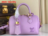 Louis Vuitton Diy Speedy 18 Bag in Wisteria Calfskin Leather M24598 Replica