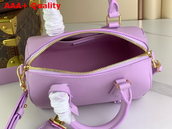 Louis Vuitton Diy Speedy 18 Bag in Wisteria Calfskin Leather M24598 Replica