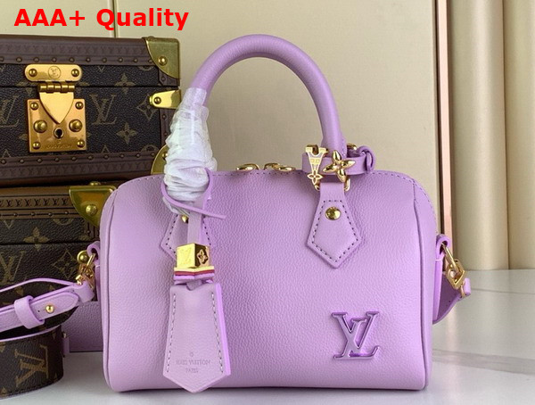 Louis Vuitton Diy Speedy 18 Bag in Wisteria Calfskin Leather M24598 Replica