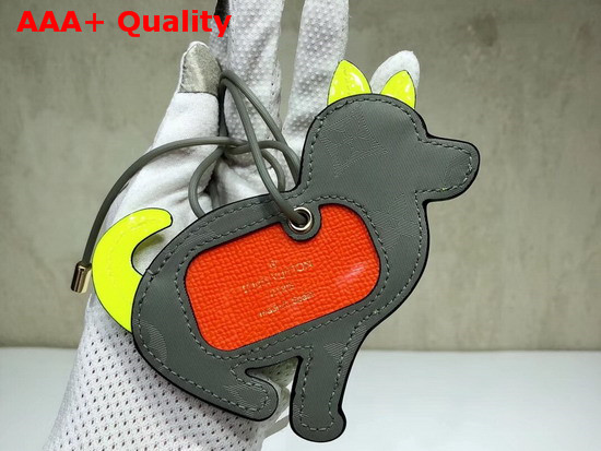 Louis Vuitton Dog Bag Charm Monogram Titanium Canvas Replica