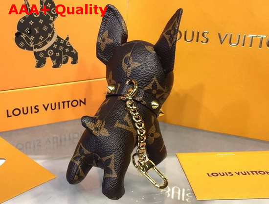 Louis Vuitton Dog Bag Charm and Key Holder Monogram Replica