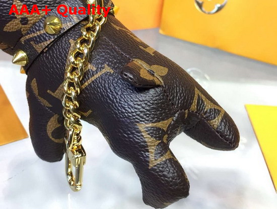 Louis Vuitton Dog Bag Charm and Key Holder Monogram Replica