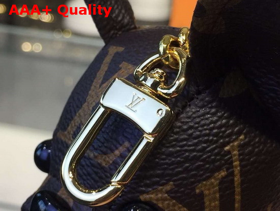 Louis Vuitton Dog Bag Charm and Key Holder Monogram Replica