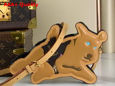 Louis Vuitton Dog On Strap Wearable Wallet in Chocolate Monogram Craggy Coated Canvas Monogram M83342 Replica