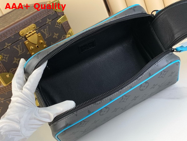 Louis Vuitton Dopp Kit Bag in Monogram Eclipse Reverse Coated Canvas M11482 Replica