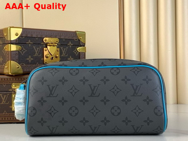 Louis Vuitton Dopp Kit Bag in Monogram Eclipse Reverse Coated Canvas M11482 Replica